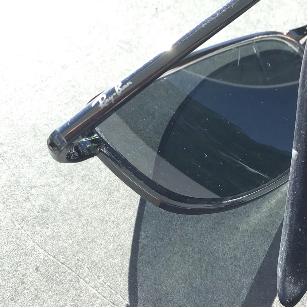 Ray-Ban Vintage Black Metal Full-rim Frame Sunglasses Made in Italy - Picture 4 of 12